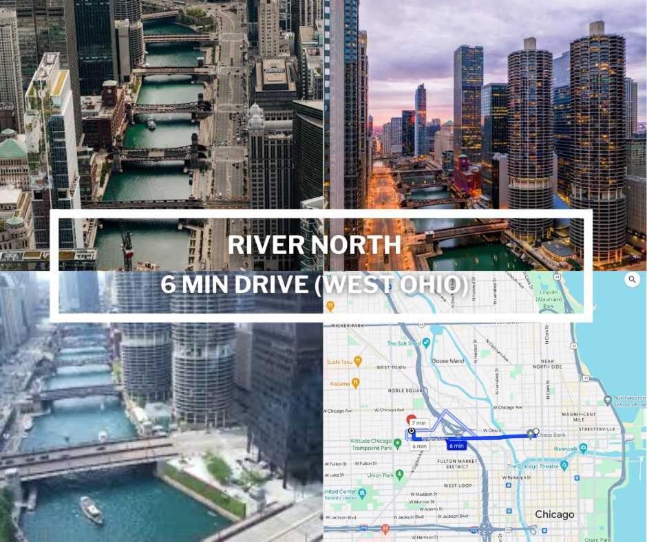 Stylish 2Br Urban Retreat In River West Chicago Exteriör bild